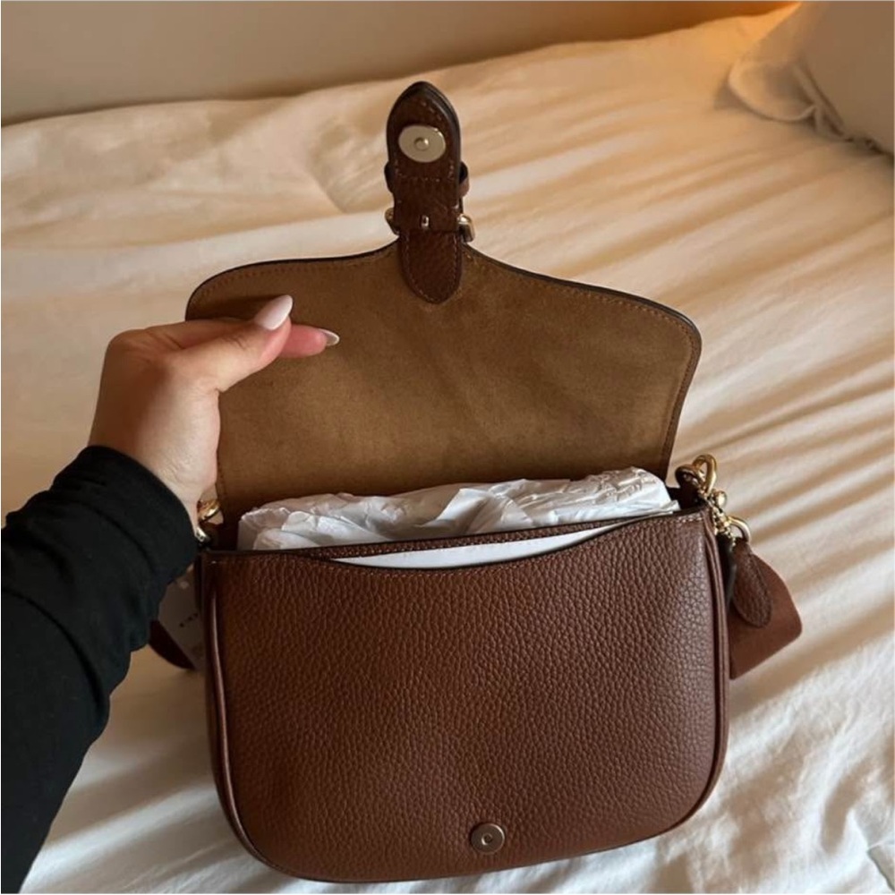 Coach Tan Leather Crossbody Bag - Picture 5 of 5